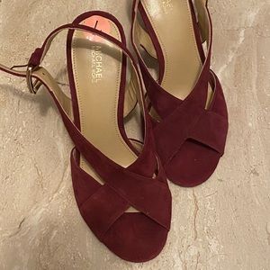 Michael Kors Burgundy Heels